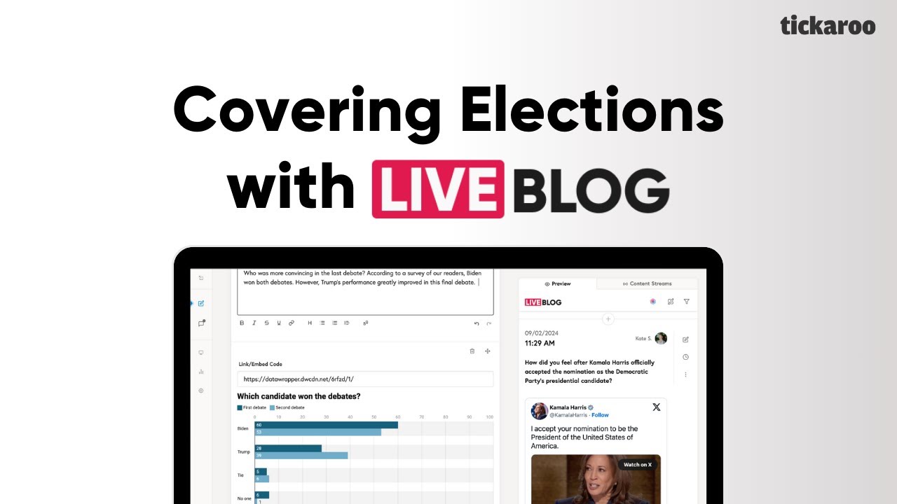 Awesome Tickaroo Live Blog Features for Covering Elections