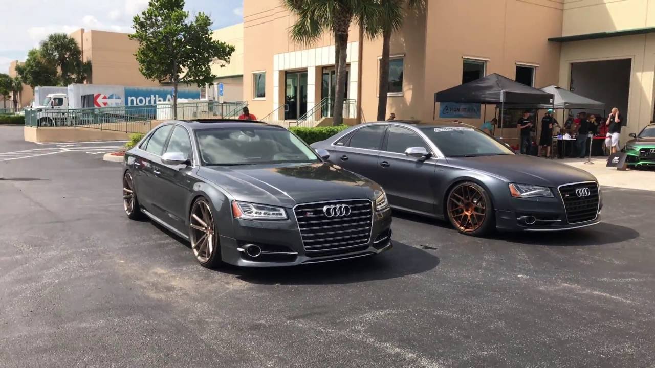 2015 Audi S8 vs 2013 Audi S8 Comparison Walk Around at Dipcon (4k)