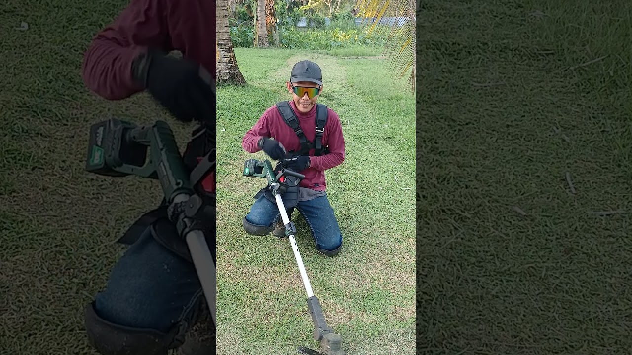 TEST BATERAI MESIN RUMPUT TANZU 20 CELL 8AH OUTPUT 2 C❗️AKU YANG KO😁😁