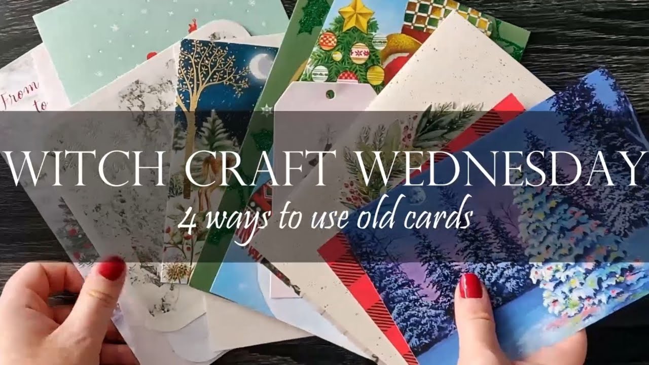 4 Quick & Easy Crafts That Reuse Old Cards