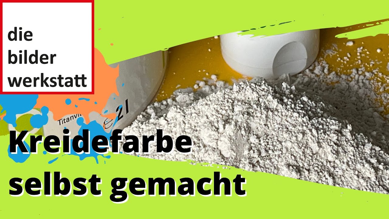 Kreidefarbe schnell selbst hergestellt, f&uuml;r deine Bilder und M&ouml;bel - Video #0043