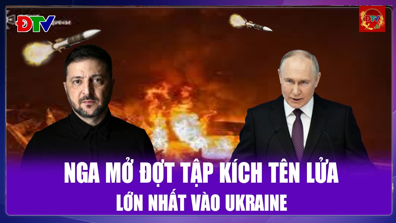 THỜI SỰ QUỐC TẾ TRƯA 23/2: Nga mở đợt tập kích tên lửa lớn nhất vào Ukraine| Điện Biên TV