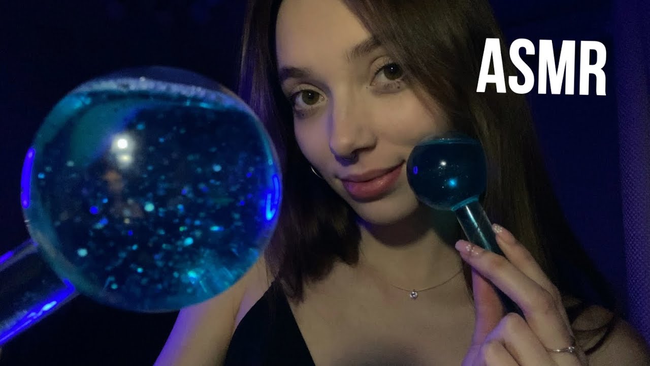 АСМР МАССАЖ ЛИЧИКА 👅💦 asmr face massage ♡колбочки, звуки рта♡