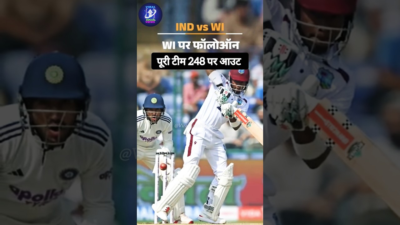 Ind vs WI 2nd Test Day 3: West Indies All Out 248 😱 | Kuldeep 5 Wickets | Gill Enforces Follow-On 🔥