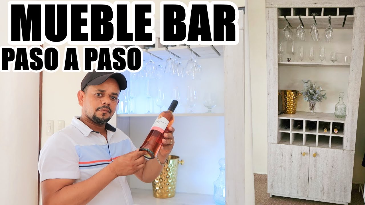 MUEBLE BAR PASO A PASO CARPINTERIA