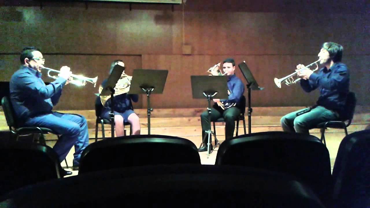 Cuarteto de metales música de cámara 2014.