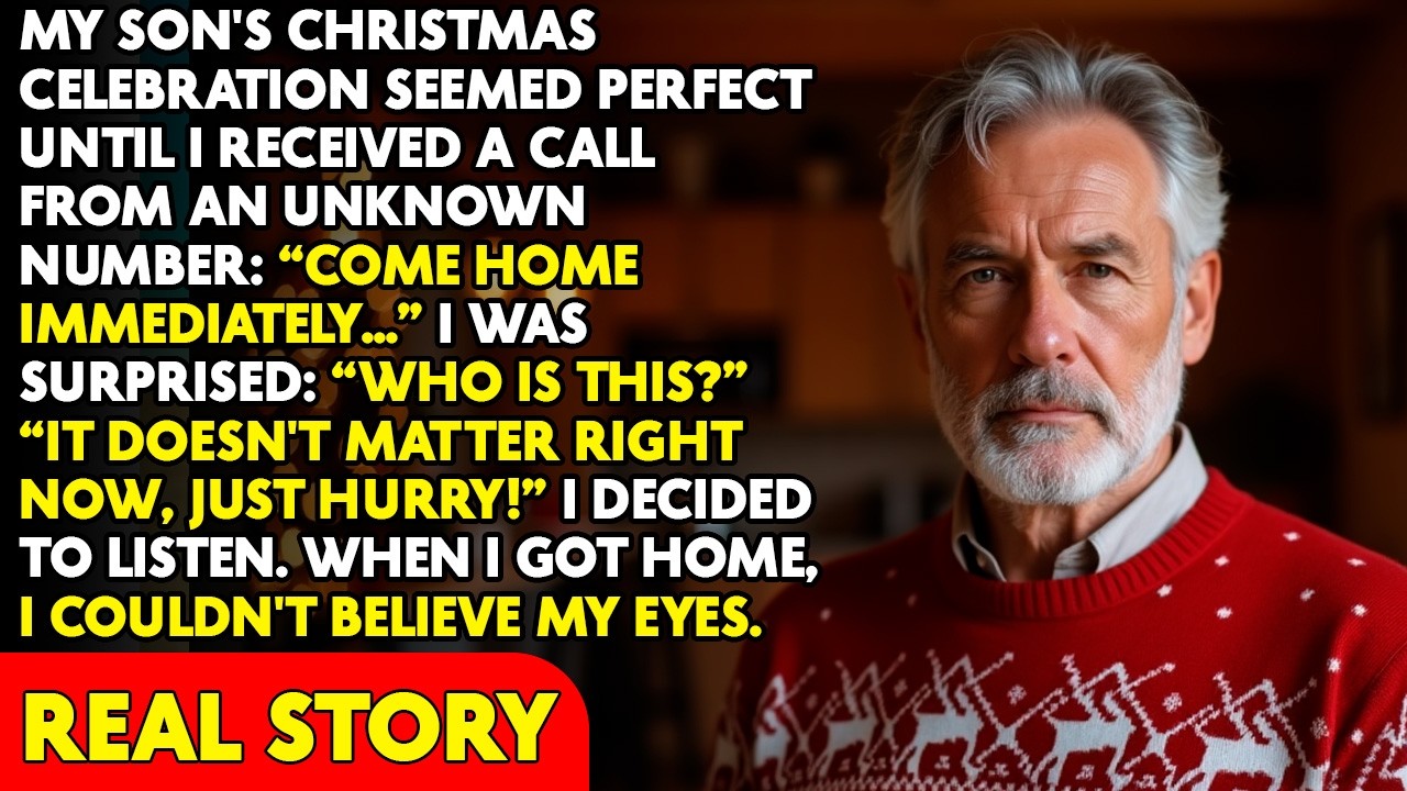During Christmas Dinner, I Received A Call From An Unknown Number Saying, “Go Home Immediately!”