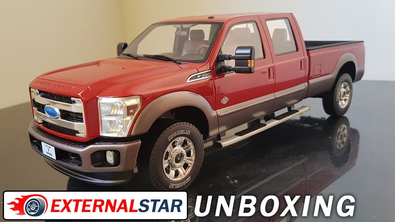 Unboxing and review of Ford F350 King Ranch 1:18 by Model 777