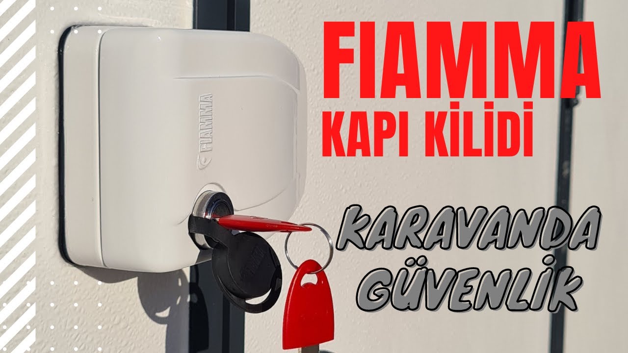 Karavanda Güvenlik | Fiamma Magnum Frame kapı kilidi montajı | Erba410