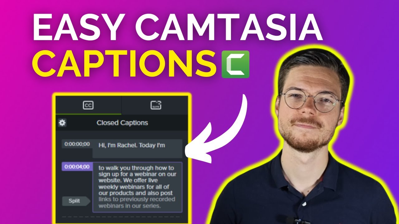 How to Add Captions & Subtitles on Camtasia