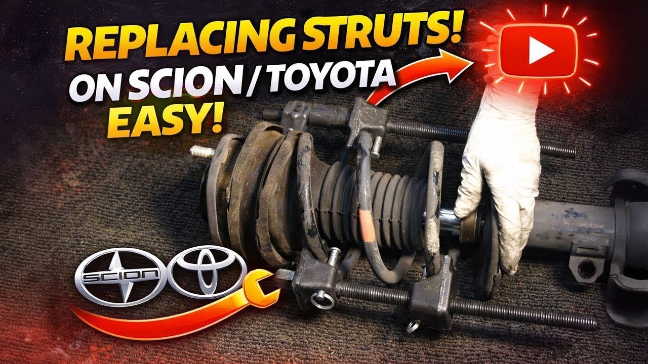 Самостоятельная замена амортизаторов на Toyota Scion - Избавьтесь от тряски во время езды