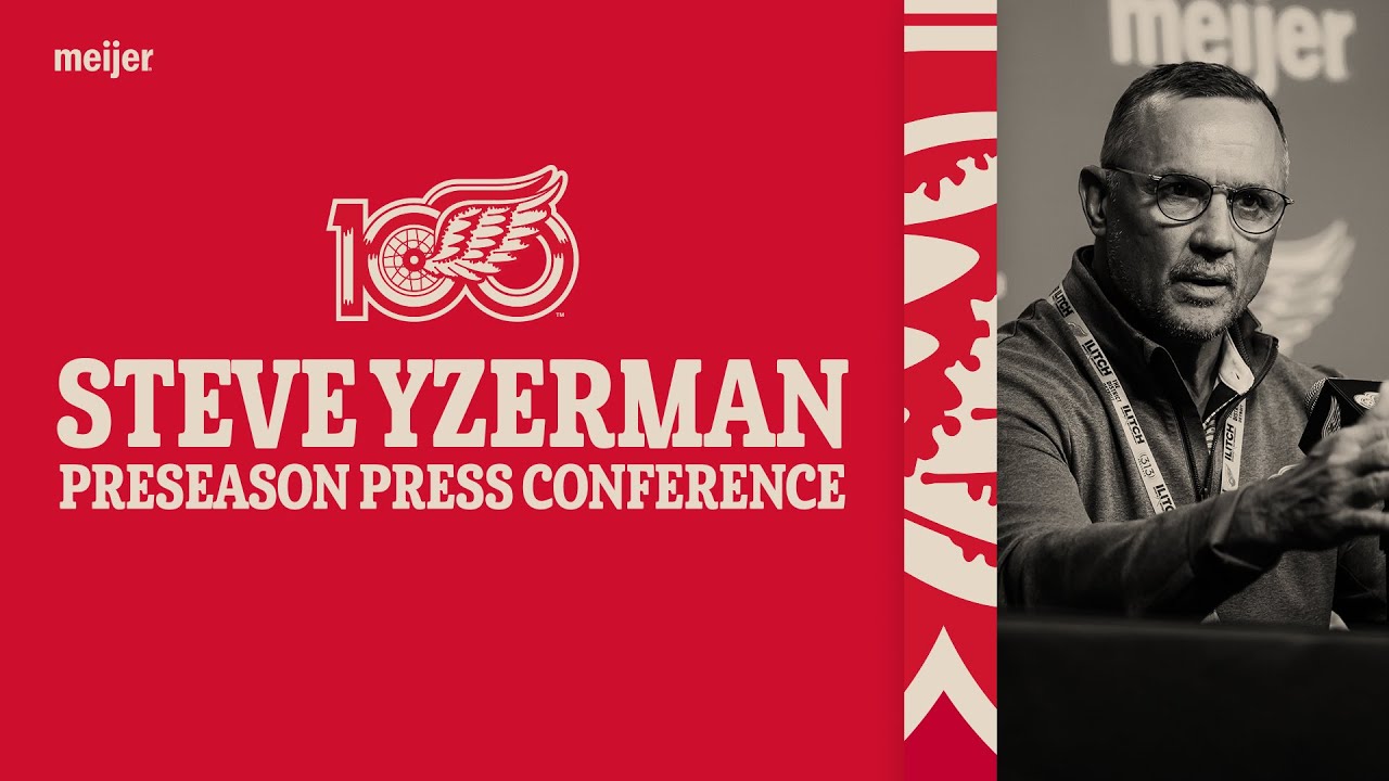 Steve Yzerman 2025 Detroit Red Wings Training Camp