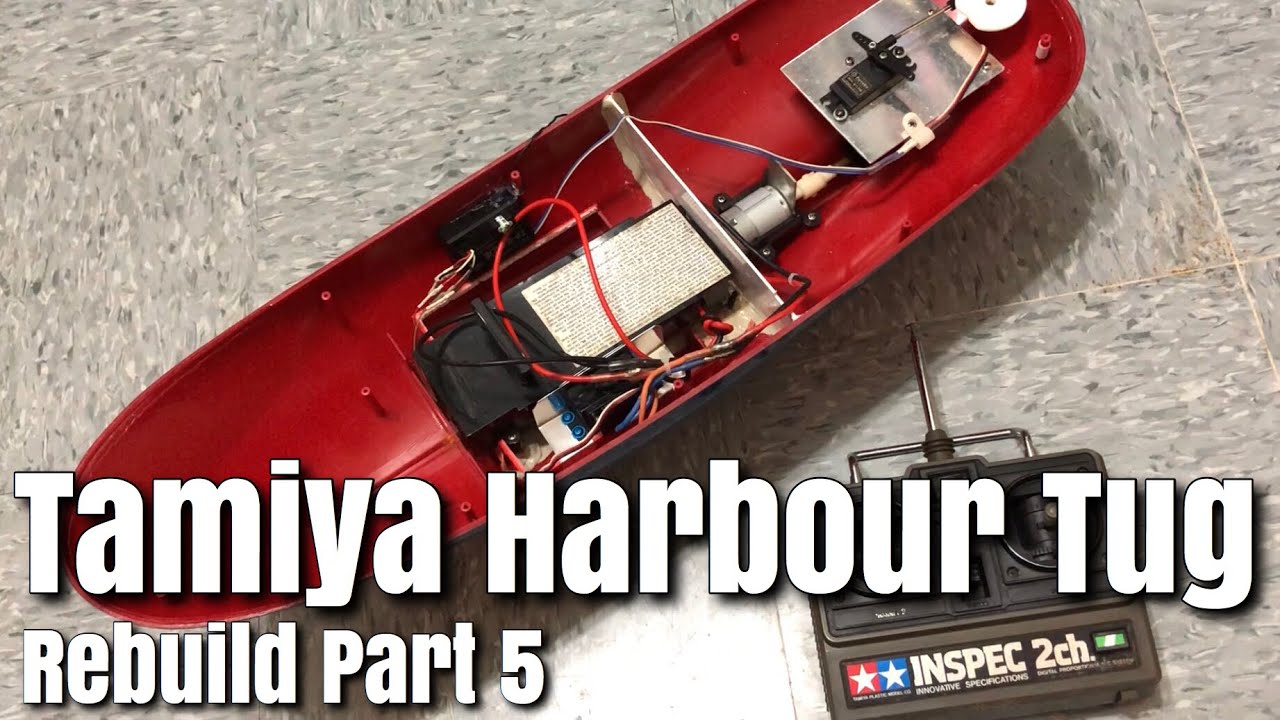 Tamiya Dickie Harbour Tug Rebuild (Part 5)
