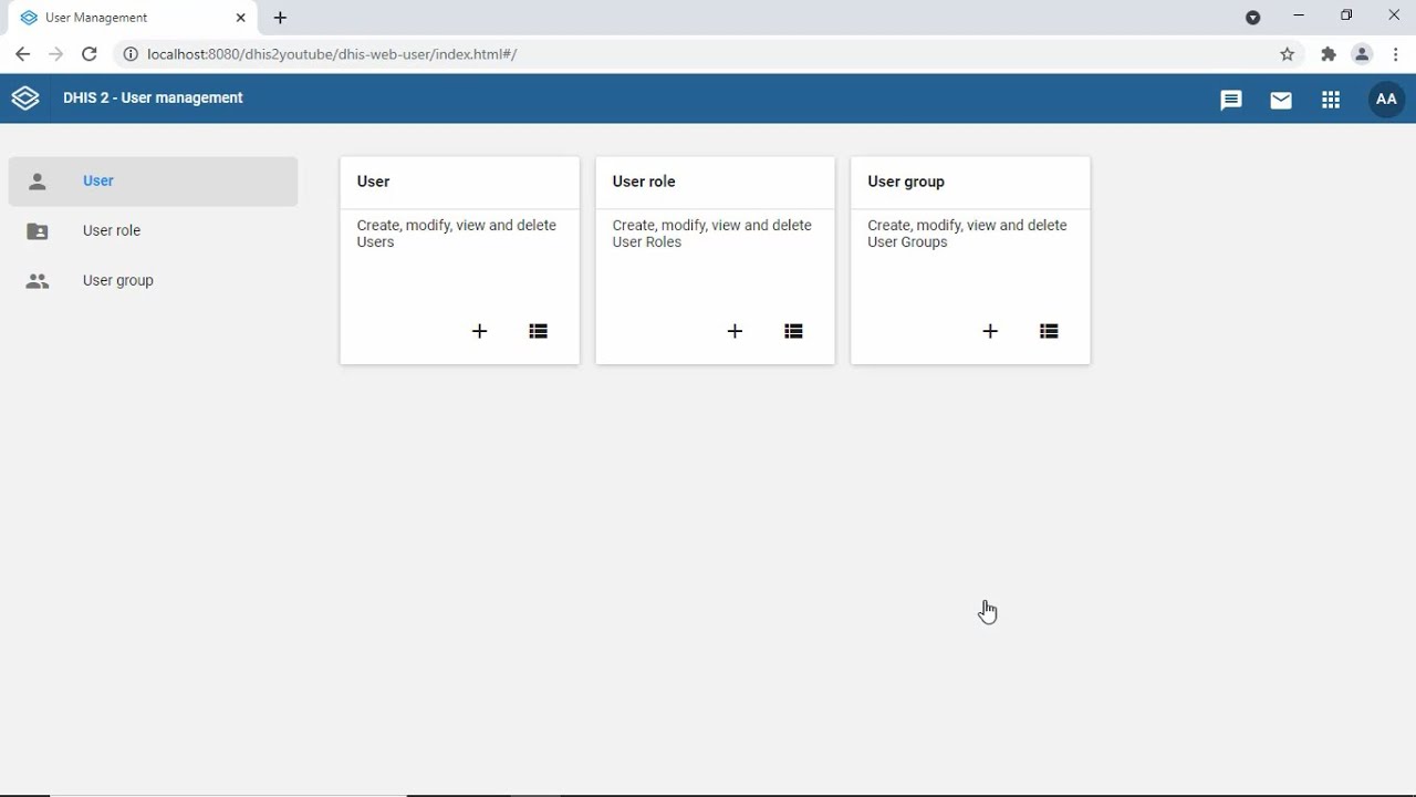 DHIS2 Tutorial - User Roles and Permissions