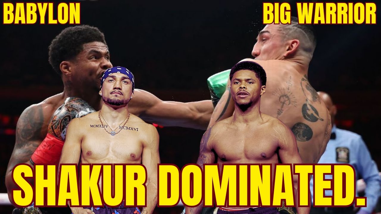 SHAKUR STEVENSON SMASHES LOPEZ: He is on a different level.