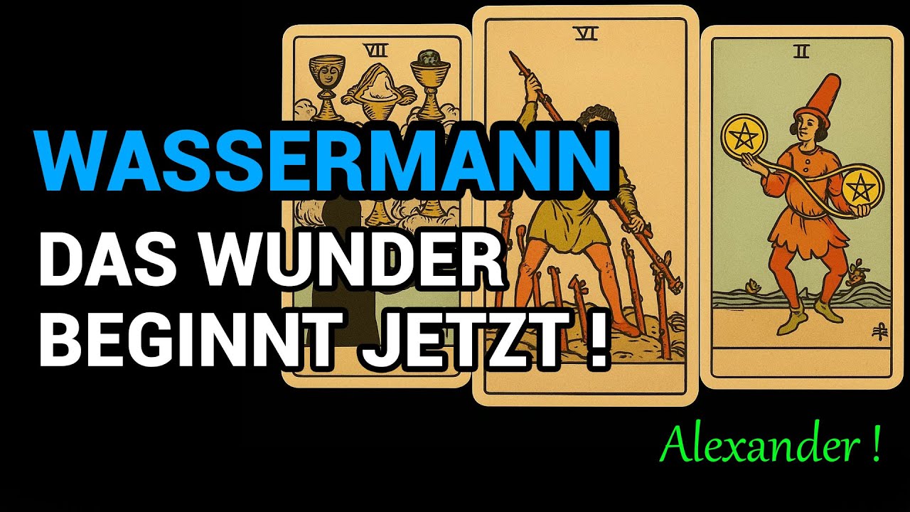 WASSERMANN♒️ EIN GÖTTLICHES WUNDER VERÄNDERT DEIN LEBEN,  GROSSE OFFENBARUNGEN ... #wassermann