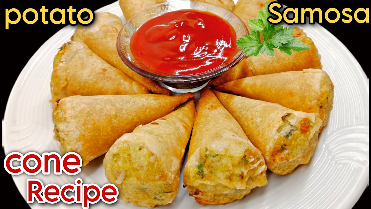 5 Minutes Samosa Recipe | Cone Samosa | New Recipe | Potato Snacks | Aloo Cone Samosa Recipe