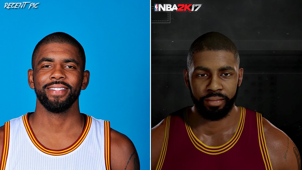 NBA 2K17 vs REAL LIFE FACE COMPAIRSON (60FPS HD)