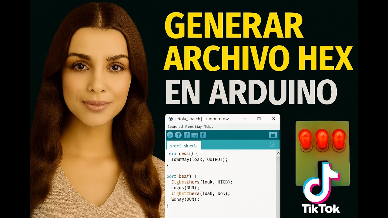 Generar archivo HEX en Arduino IDE y simular en Proteus – Tres LEDs Parte 1