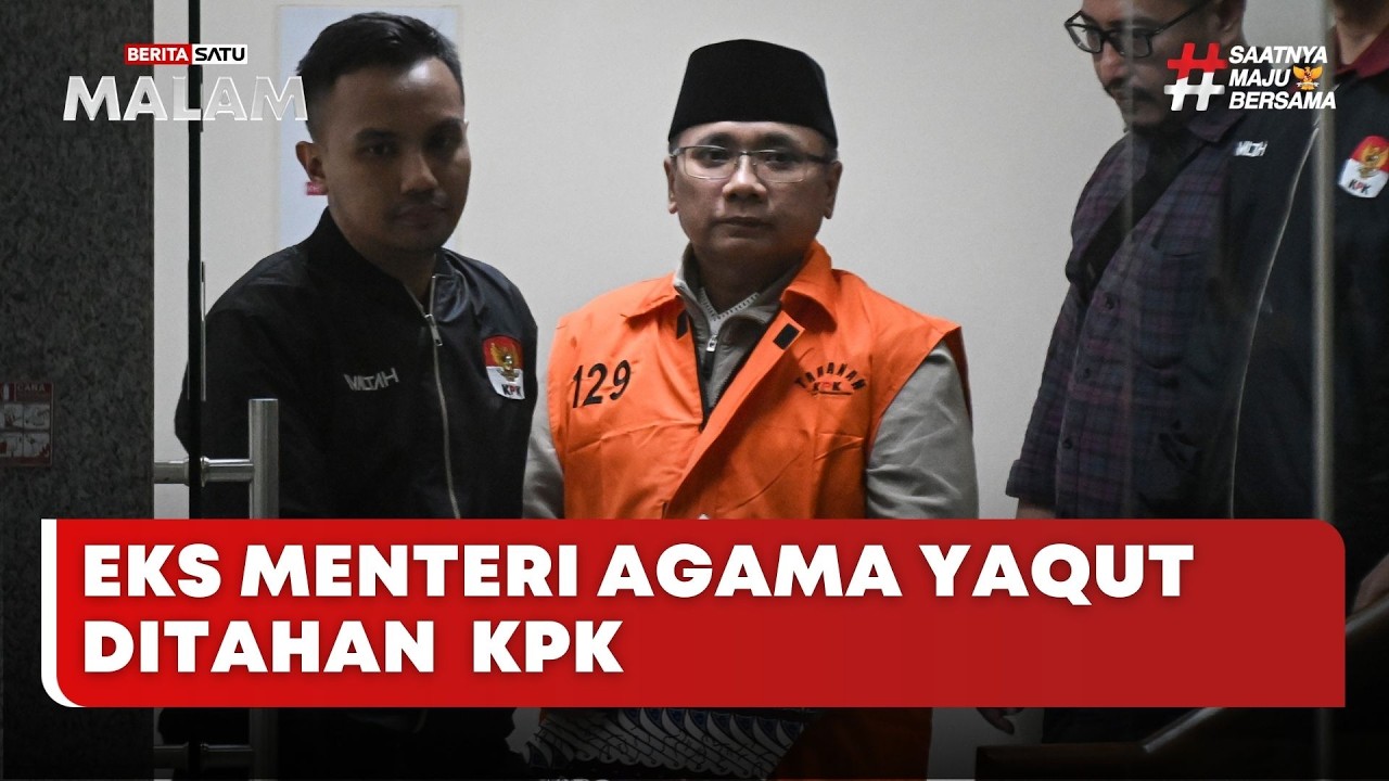 🔴 LIVE | Eks Menteri Agama Yaqut Ditahan  KPK - BeritaSatu Malam