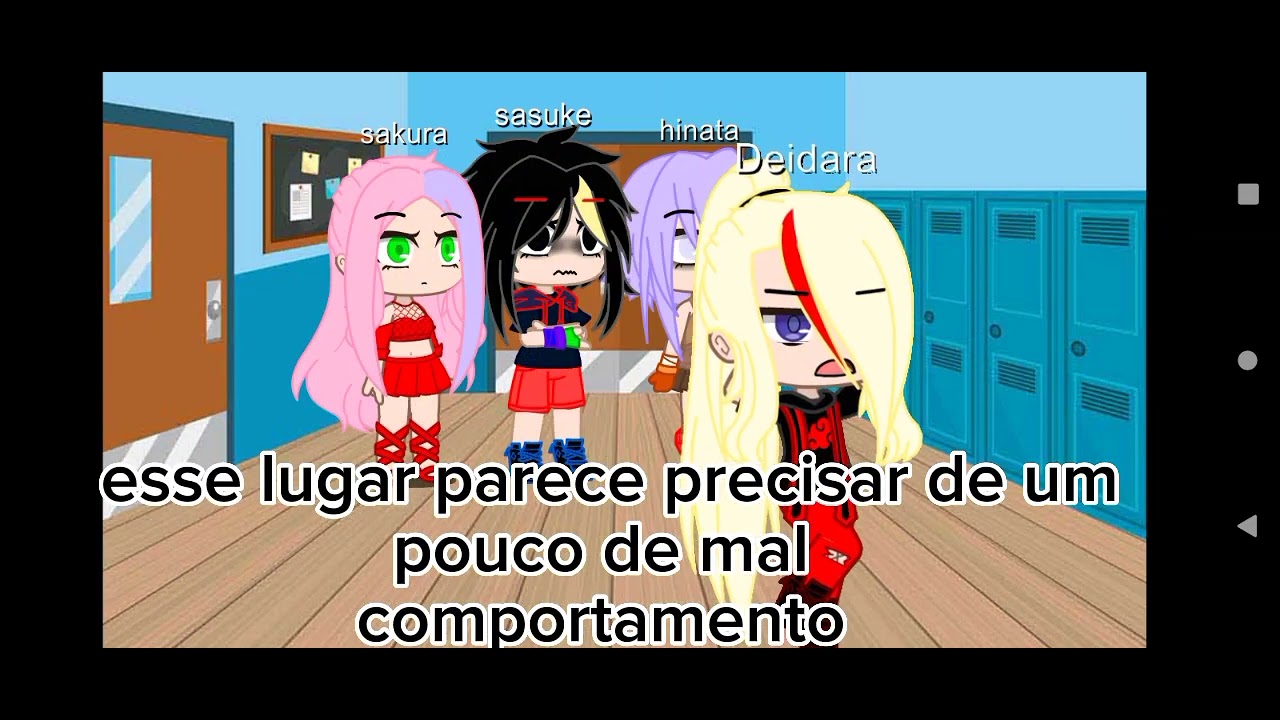os quatro alunos novos (meme-gacha clube)