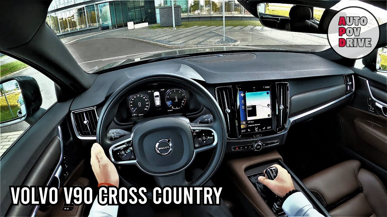 Volvo V90 Cross-Country Momentum Pro 254HP - POV Test Drive. Volvo V90 GoPRO driving