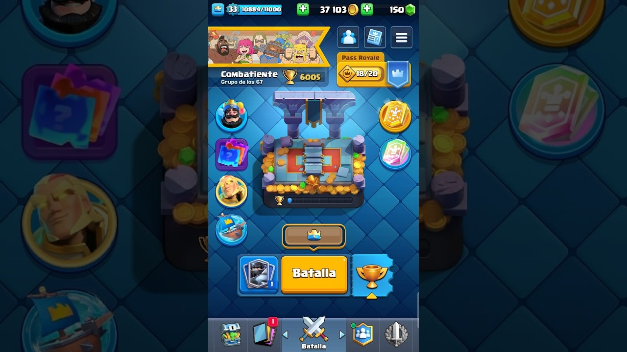 COMO SUBI DE ARENA 17 A ARENA 18 EN CLASH ROYALE   BROS
