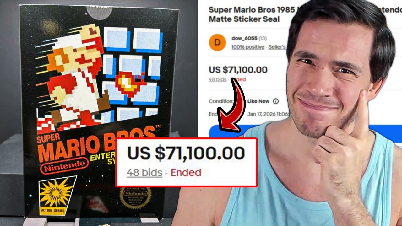 Why Did Mario Just Sell for $70,000 on Ebay?