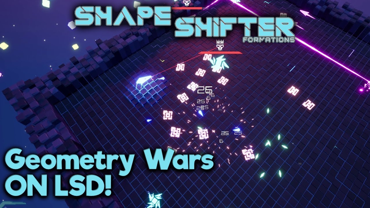 Shape Shifter: Formations - Geometry Wars On LSD [Steam Next Fest]