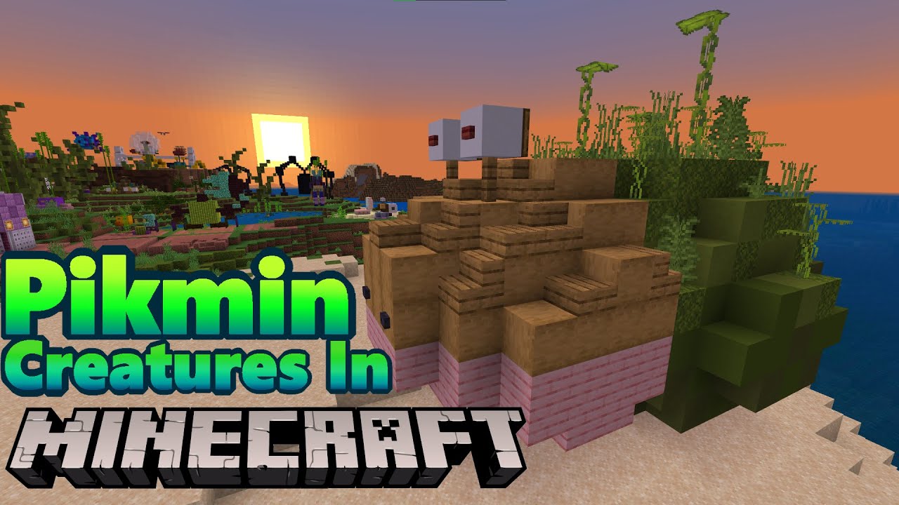 Пикмины в Minecraft! Творческий мир!