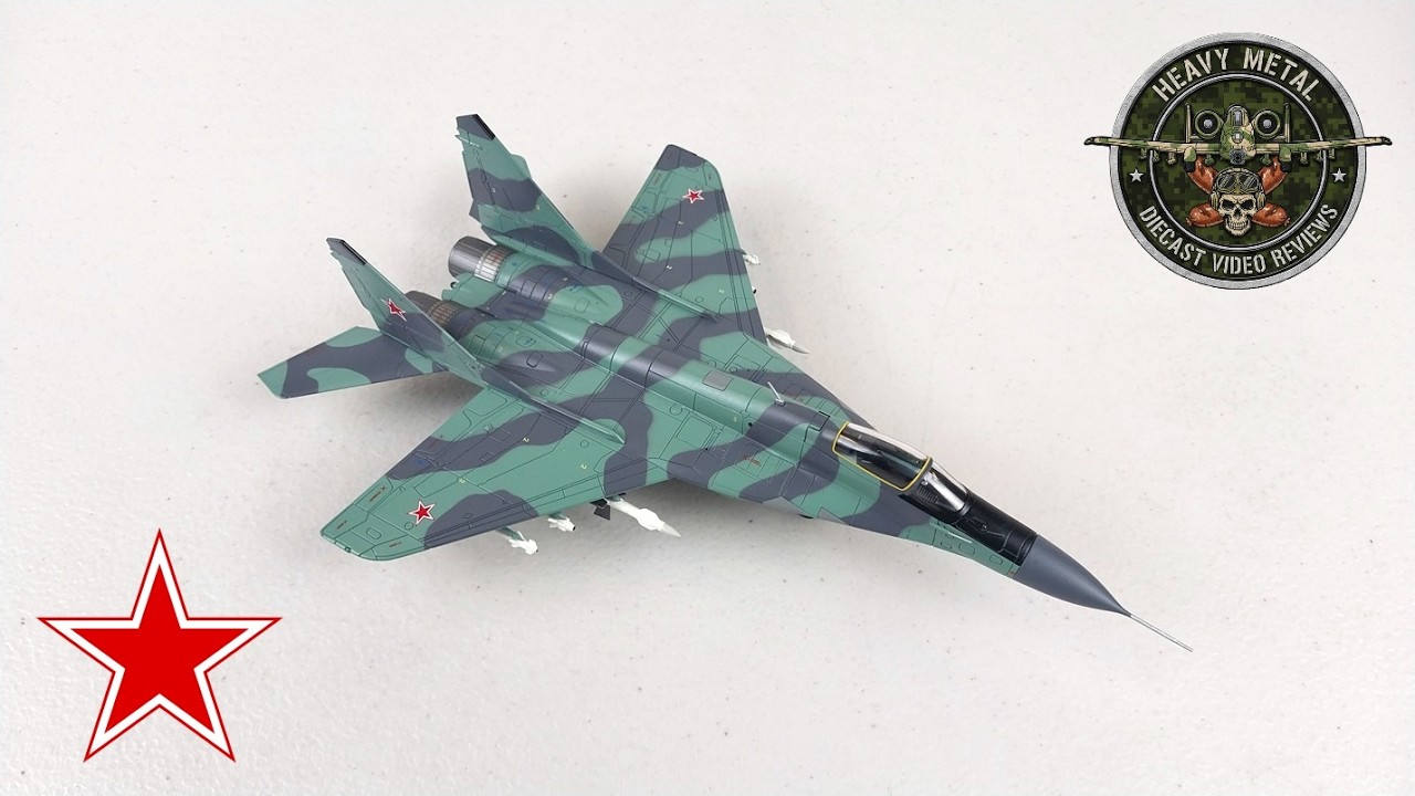 Обзор литой модели истребителя МиГ-29 &laquo;Фулкрум&raquo; ВВС России от Hobby Master в масштабе 1:72.