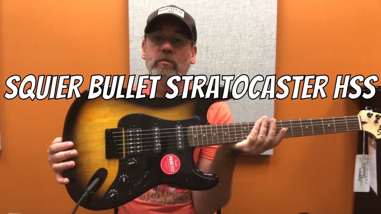Squier Bullet Stratocaster HSS - 2-Colour Sunburst Demo