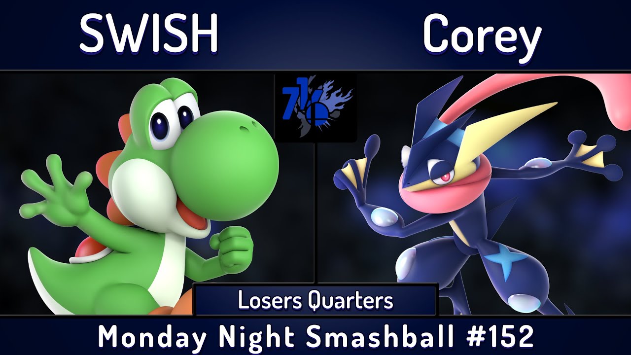 MNS # 152 | SWISH (Yoshi) vs Corey (Greninja) | LQF | SSBU Smash Ultimate