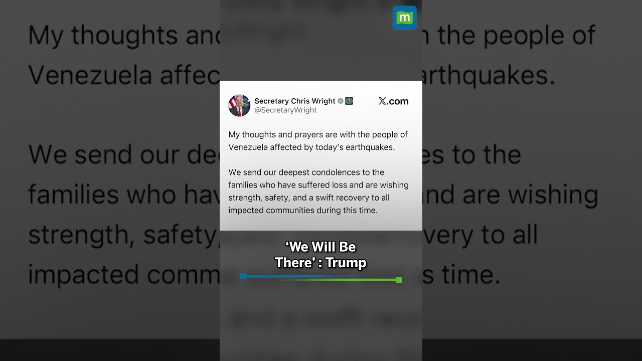Trump Offers US Assistance After Powerful Earthquakes Rock Venezuela