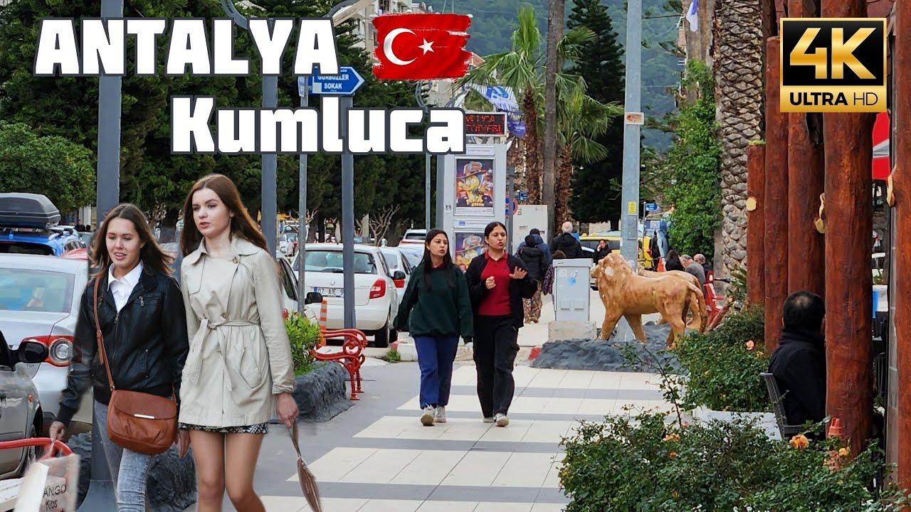 Walk in Antalya/Kumluca 2024 | Local Bazaar, City Center | 4K 60 Fps