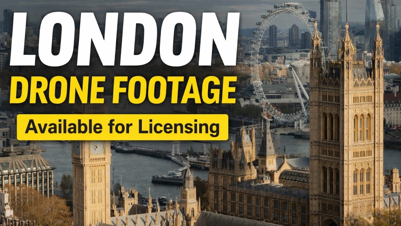 London Drone Footage Library | Cinematic Aerial Stock Available for Film & TV Licensing