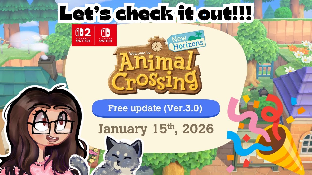 GuffyPlays: Let's check out the ACNH 3.0 Update early!!  | Animal Crossing