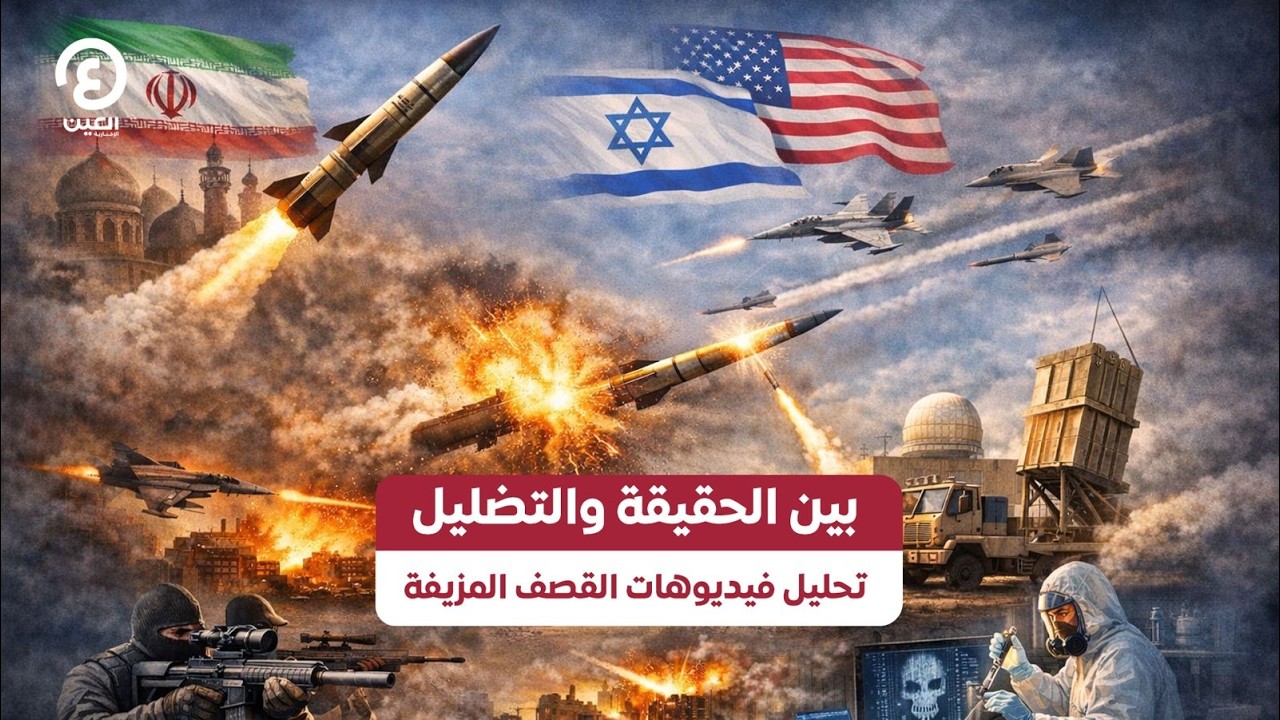 بين الحقيقة والتضليل .. تحليل فيديوهات القصف المزيفة