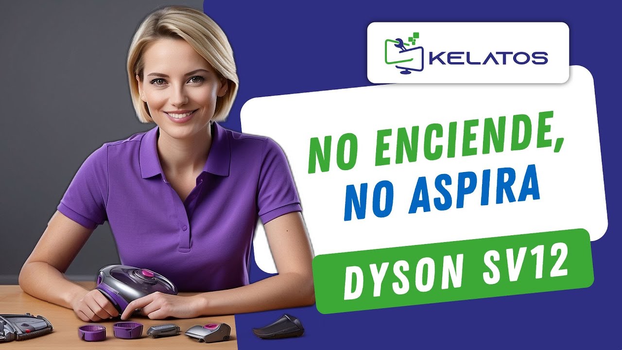 ✅ ¿Cómo reparar un Dyson SV12 que no enciende, no aspira? ✅ Cambio de botón, gatillo roto 