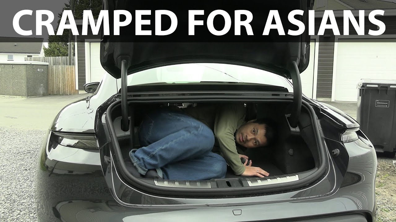 Porsche Taycan interior and space review