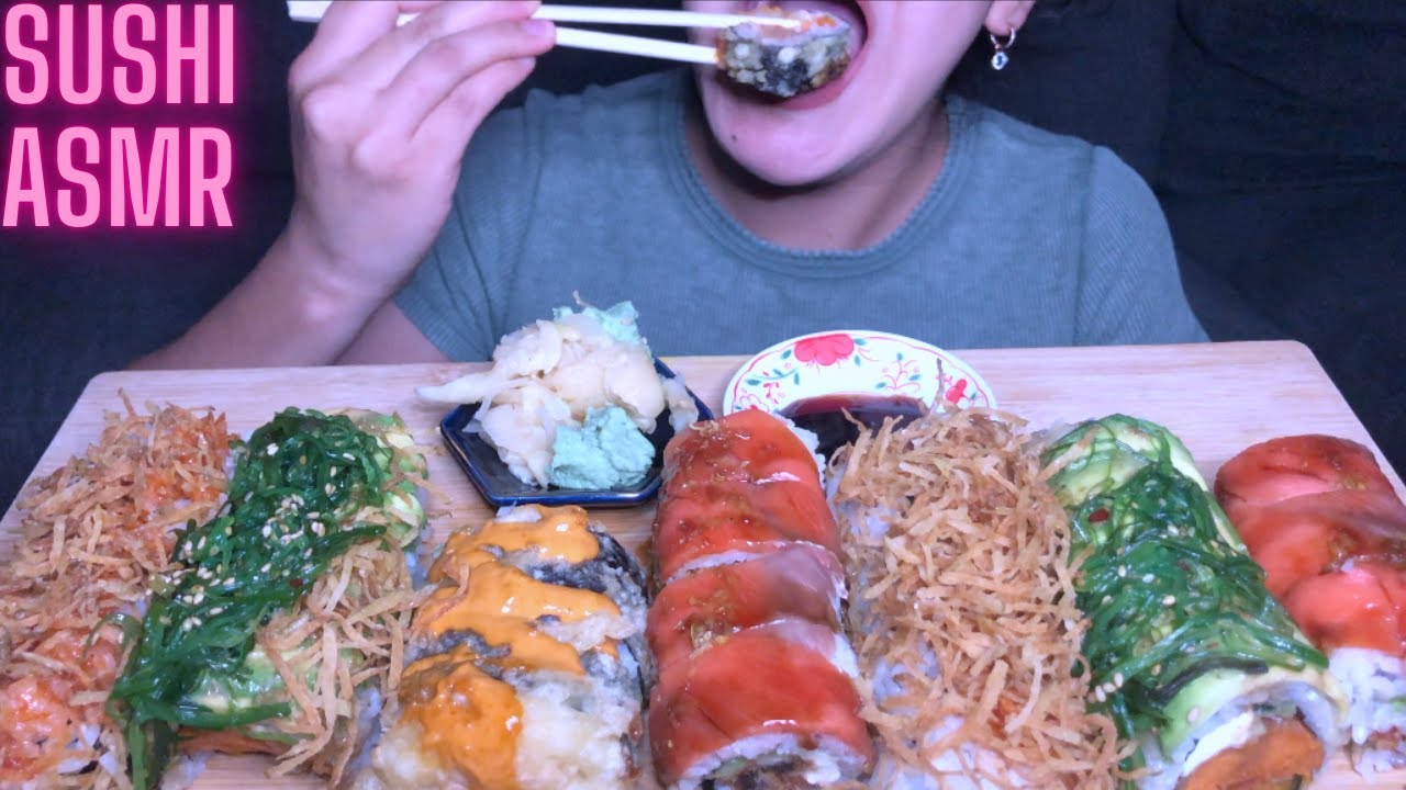 ASMR | Sushi 🍣 | Eating sounds | Mukbang 먹방