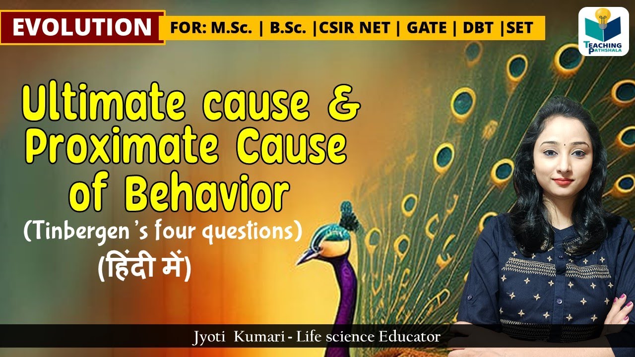 Ultimate & Proximate cause of Behavior || Evolution & Animal behavior || CSIR NET JUNE 2024