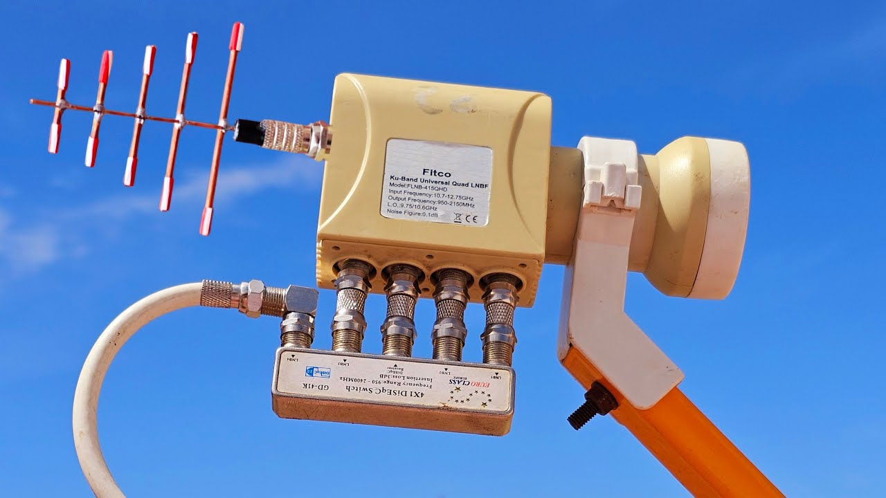 How to operate TNT terrestrial and satellite channels with one TV cable