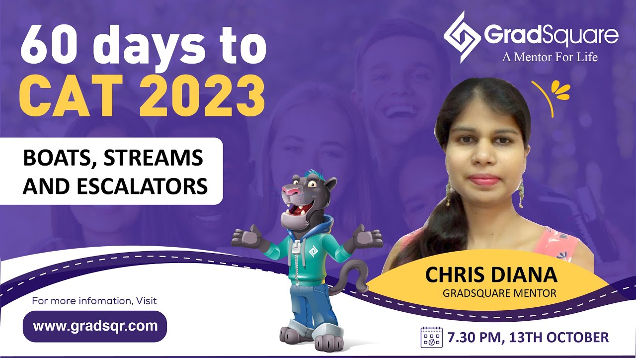 Boats and Streams & Escalators | 60 Days to CAT 2023 | FREE CAT 2023 Revision Classes | Chris Diana