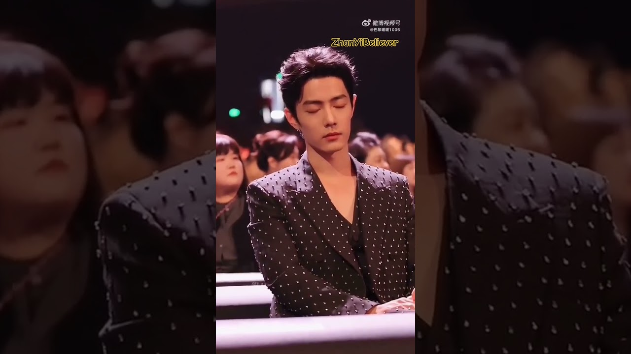 Someone is sleeping on duty 😉🤭 Xiao Zhan at Weibo Night2023 #xiaozhan #肖战 #weibo #night #2023 #fyp