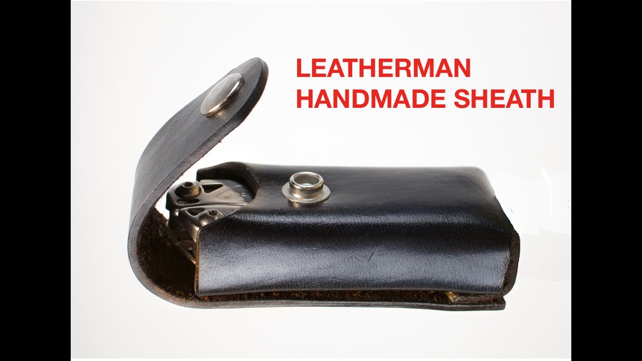 How I made Leatherman Sidekick Leather Sheath      Leatherman Sidekick Echt Leder Etui Hülle Holster