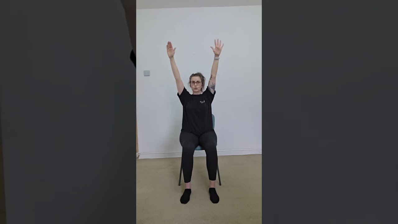 Seated upper body. Posture focus
