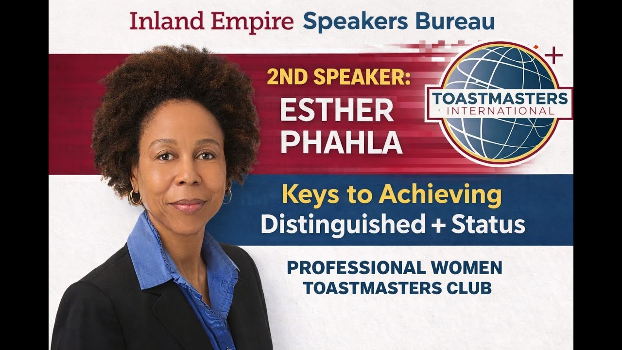Keys to achieving Distinguished + Status - Esther Phahla - Inland Empire Speakers Bureau