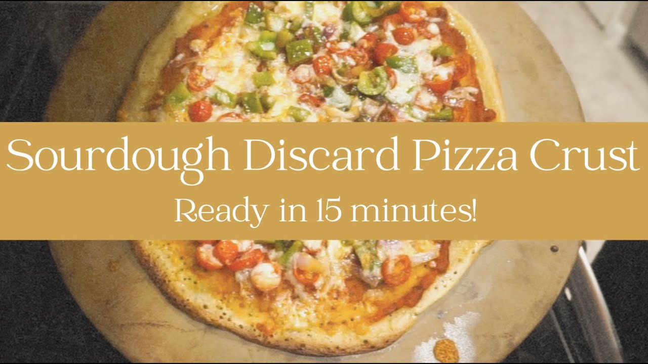 Transform Sourdough Discard into Pizza Crust in just 15 Minutes!