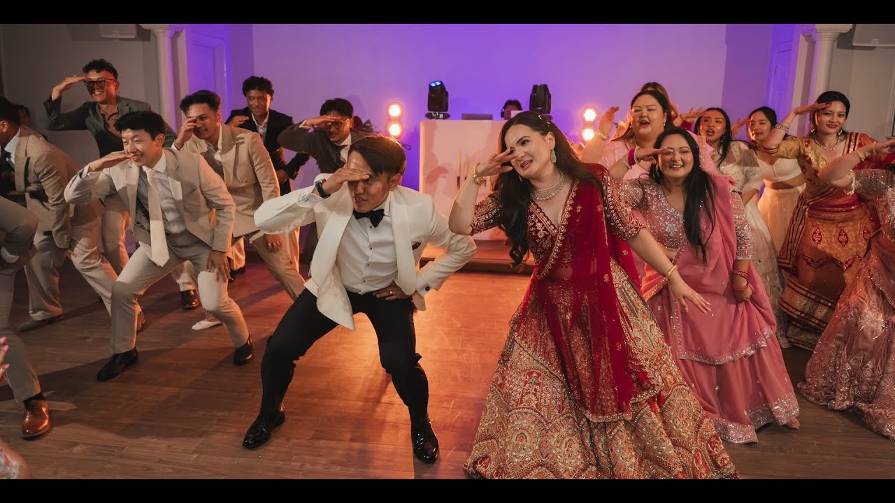 Nepali wedding group dance